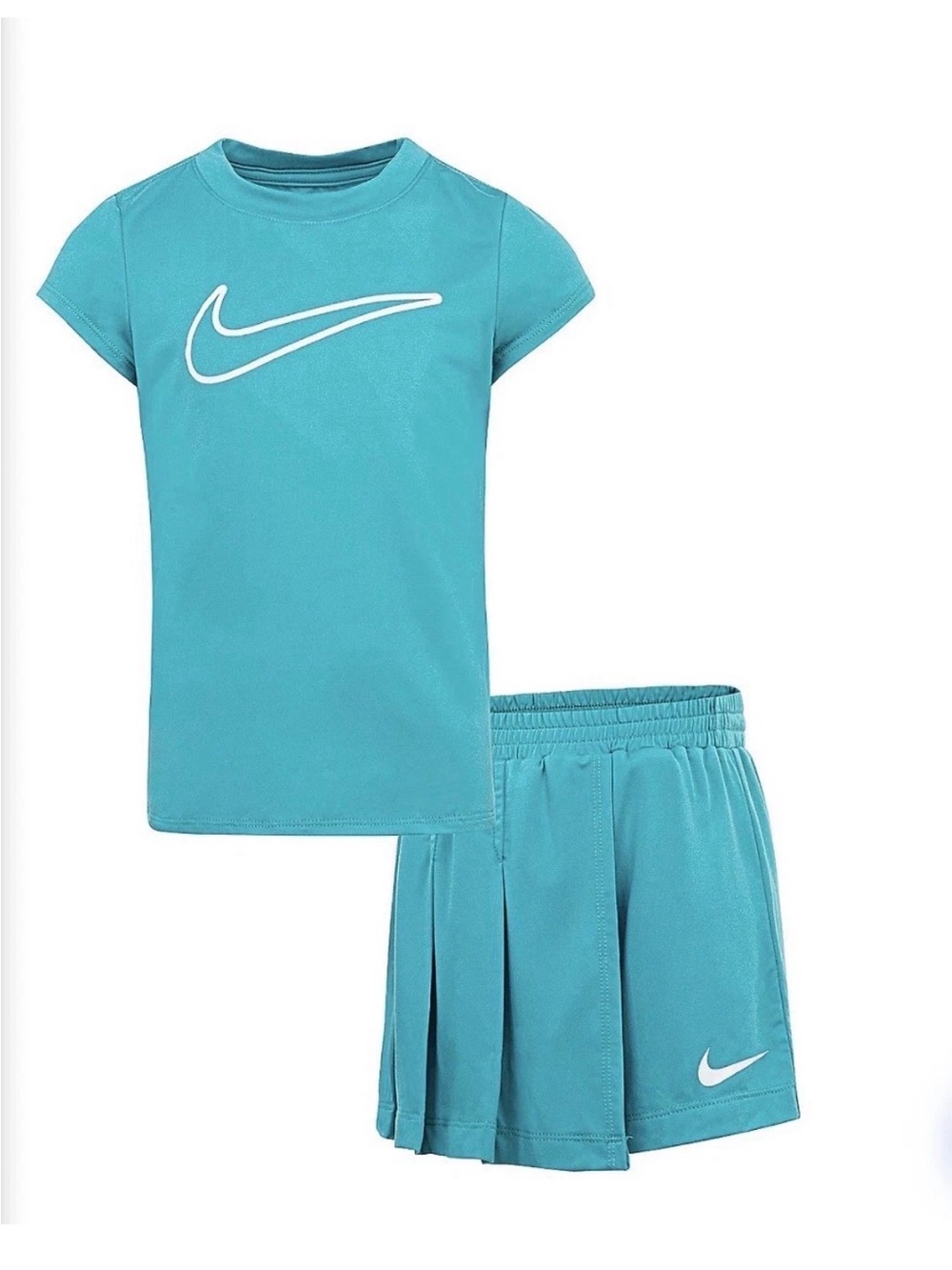 Nike Girls All Day Play Skort Set - Dusty Cactus - 6X